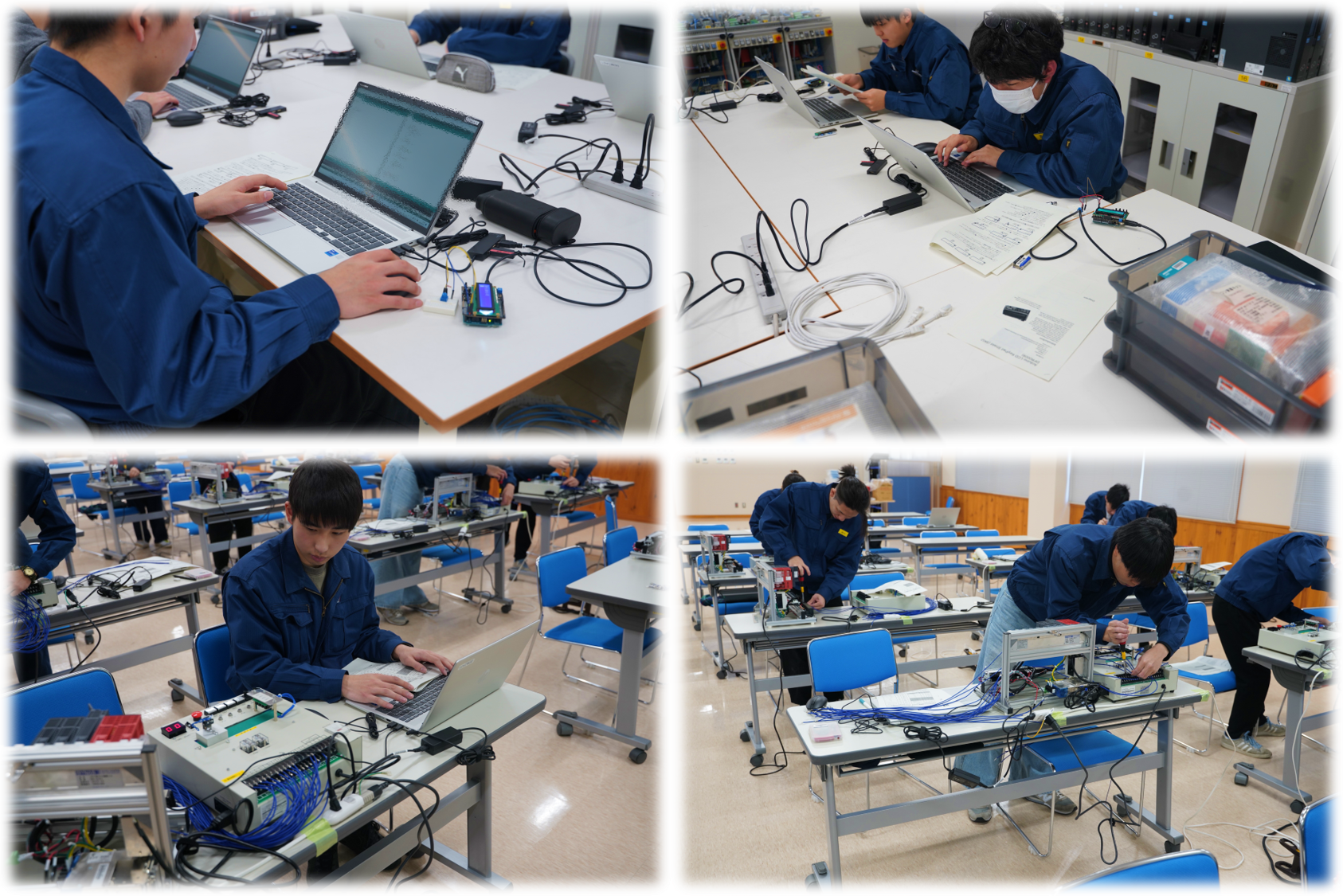 電気システム学科2年生が技能照査（実技）を受検しました